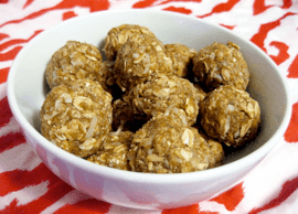 {Healthy Snack Ideas} Peanut-Butter Protein Balls 