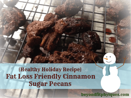{Healthy Holiday Recipe} Cinnamon Sugar Pecans