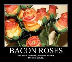 bacon roses