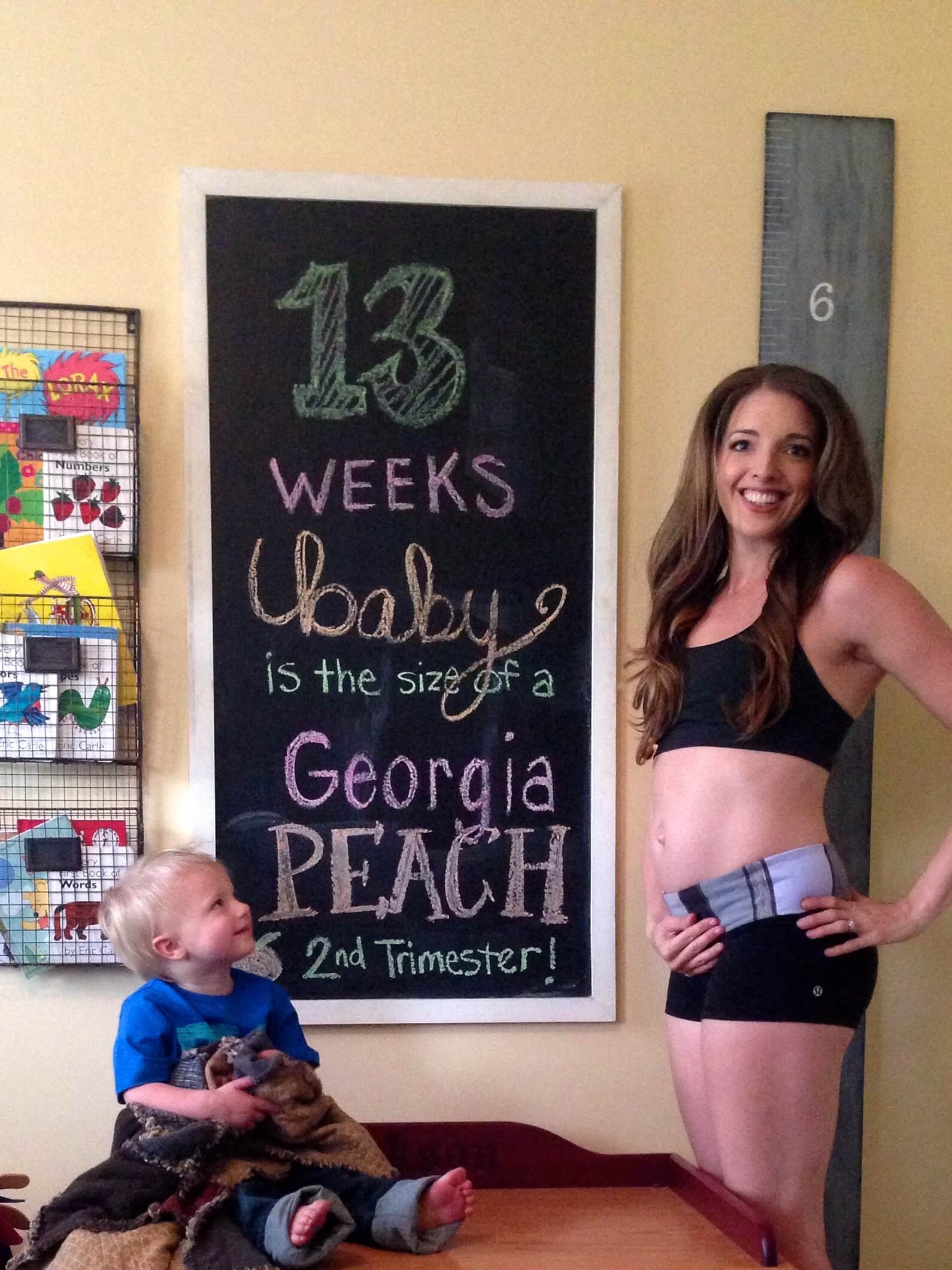 Pregnancy Chalkboard: 13 Weeks