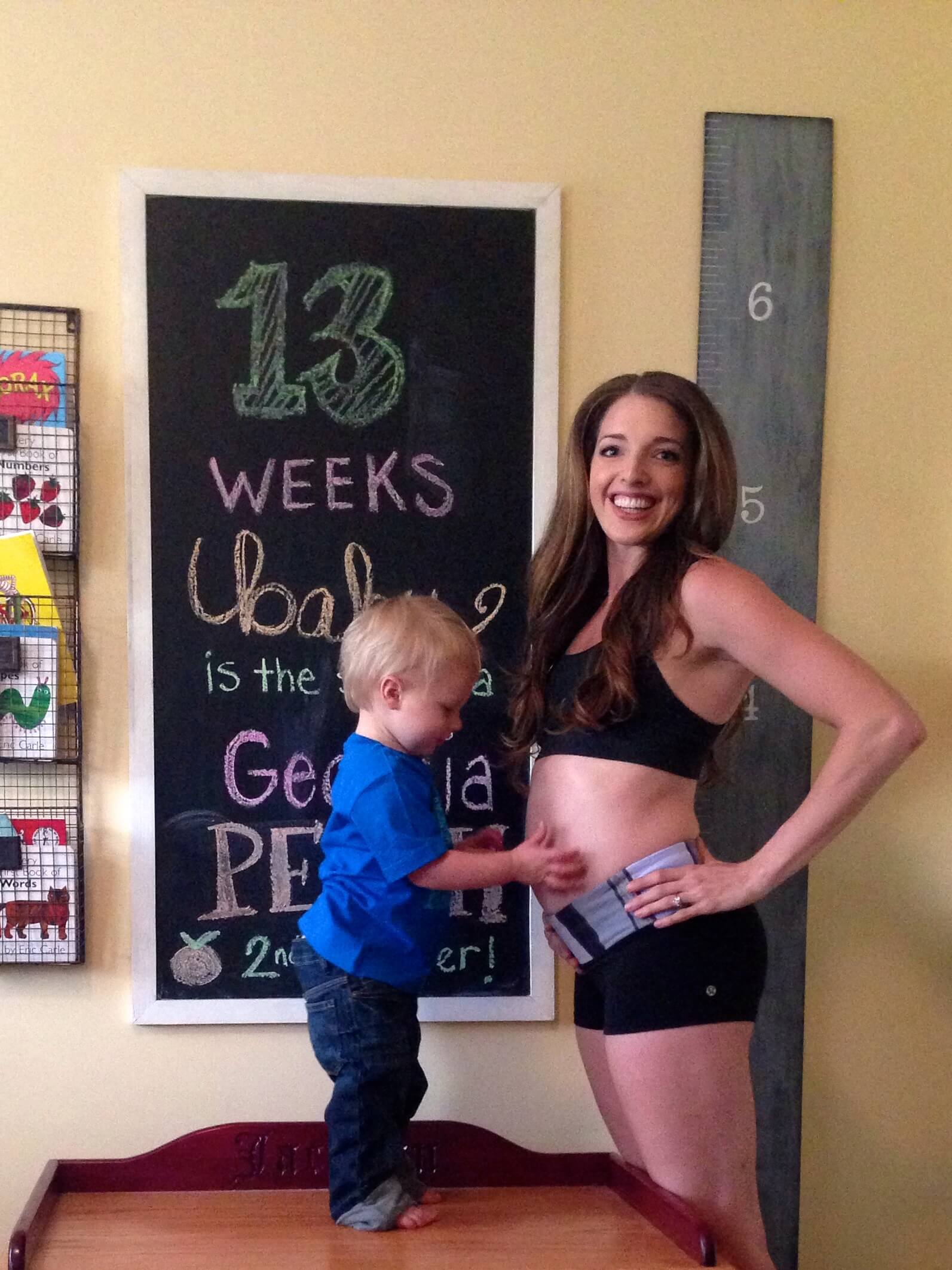Pregnancy Chalkboard: 13 Weeks