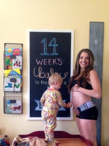 Pregnancy Chalkboard 14 Weeks