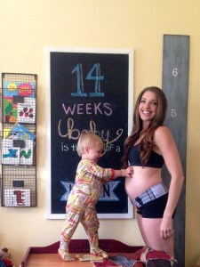 Pregnancy Chalkboard 14 Weeks