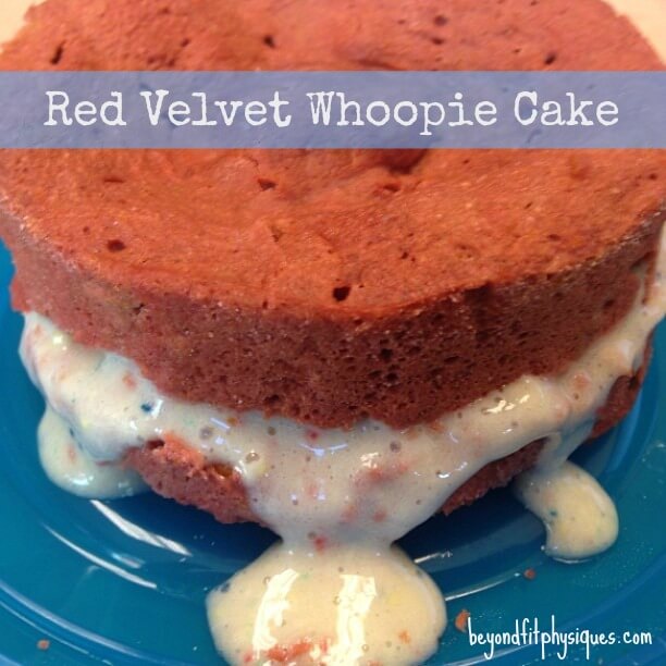 Red Velvet Whoopie Mug Cake