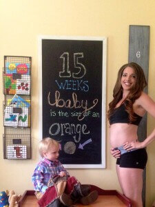 Pregnancy Chalkboard: 15 Weeks