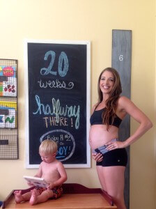 20 Weeks Pregnant Chalkboard