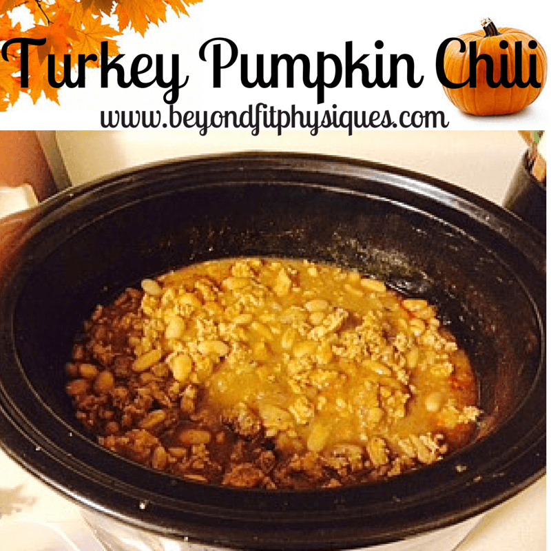 Recipe Turkey Pumpkin Chili Beyondfit Mom