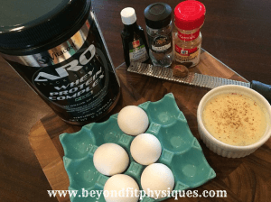 Eggnog Protein Pudding