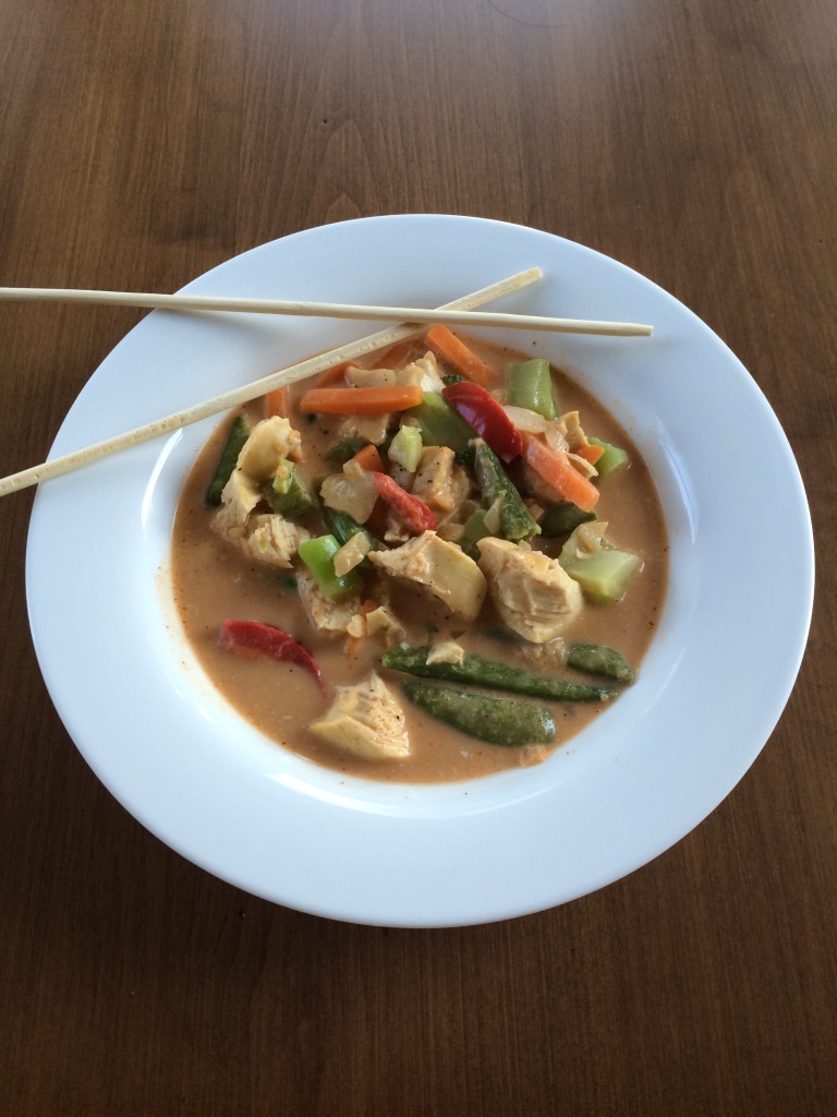 thai chicken curry, summer sizzle recipes