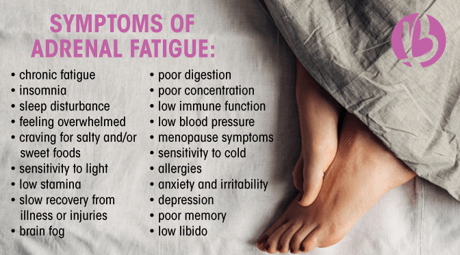symptoms of adrenal fatigue, adrenal fatigue