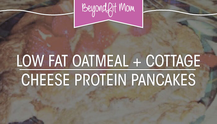 Healthy Breakfast Oatmeal Cottage Cheese Protein Pancakes