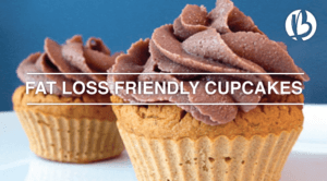 fat loss for moms, fat loss friendly desserts, guilt-free cupcakes