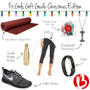 fitness christmas gift guide for women, fit gift giving