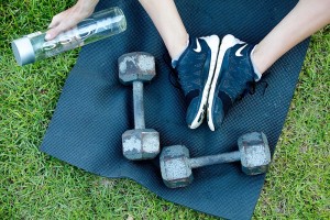weight lifting for moms, fit mom