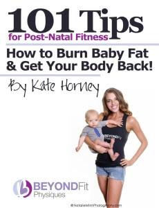 tips for post natal fitness book cover, fitness book, post natal fitness book
