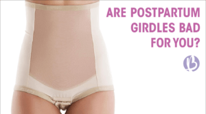 are postpartum girdles bad for you, postpartum waist training, postpartum corset