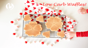 low carb waffles, waffle recipe, low carb breakfast