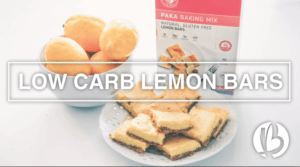 healthy desserts, recipes, Paka Low Carb Lemon Bar Mix