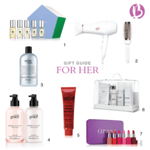 holiday gift guides, for her beauty, fit moms